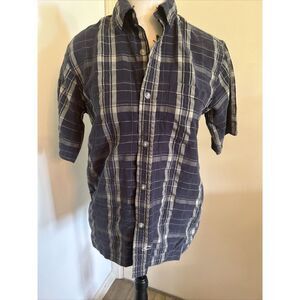 O'Neill Men's‎ S/S Button Front Shirt Size Med Reg Fit Cotton Blend Lightweight